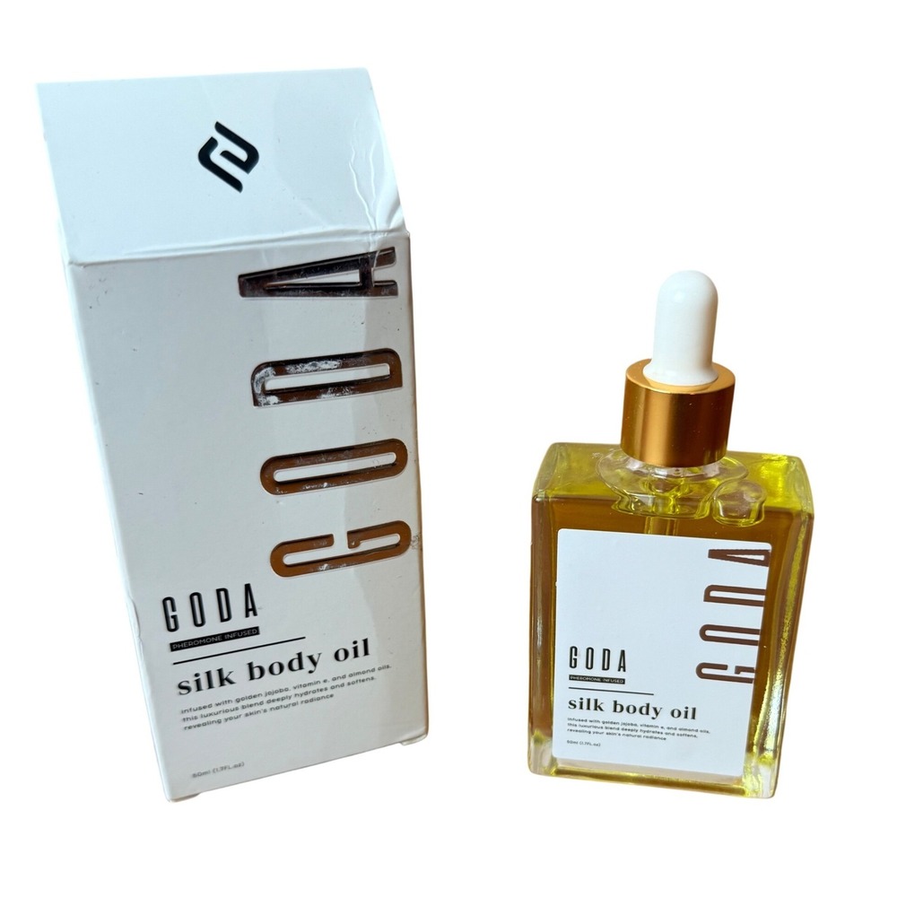 GODA Silk Body Oil Pheromone Infused Vanilla Amber 50ml 1.7oz NIB